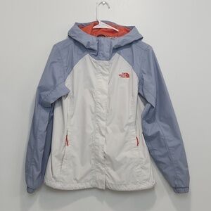 The North Face Dryvent Full Zip Windbreaker Hooded Jacket Women's Sz S/P White